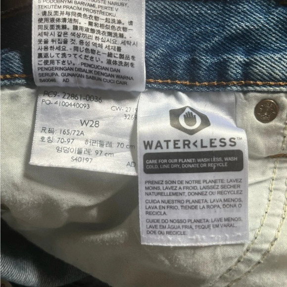 LEVI’S Premium Wedgie Rigid Denim Button Fly Jeans - Picture 14 of 14